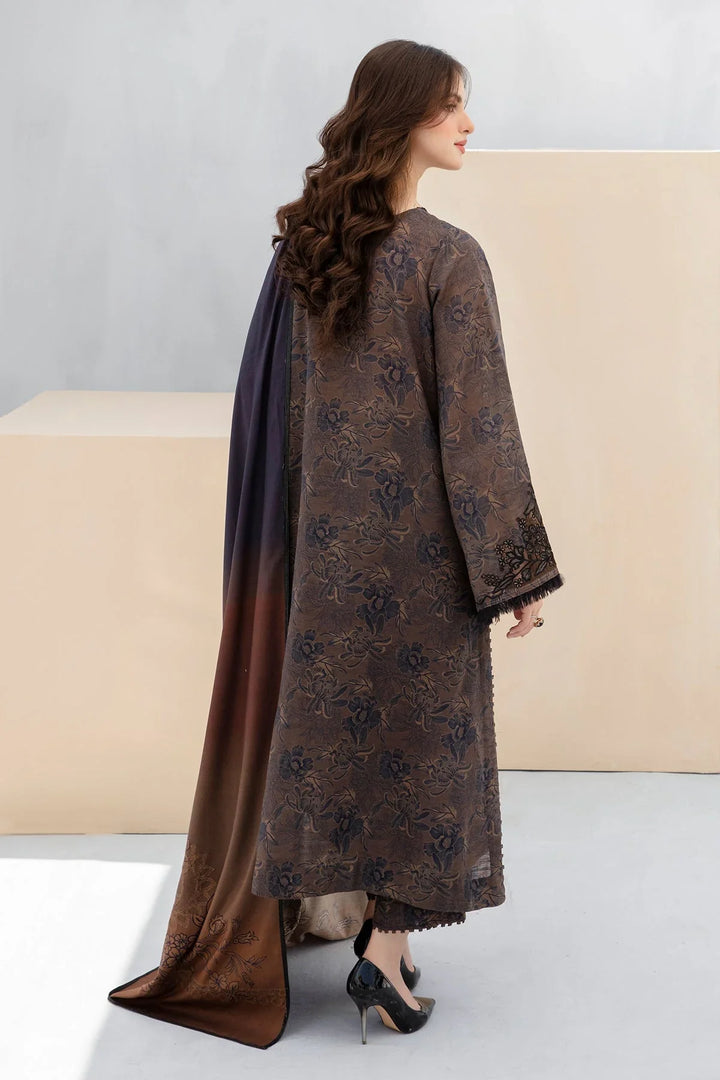 KARANDI 3PC PRINTED SHIRT WITH KARANDI PRINTED DUAPTTA AND TROUSER-255