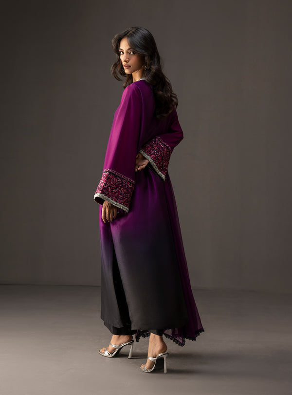 Zainab Chottani - 3 Piece Unstitched Embroidered and Printed SIlk Suit 226