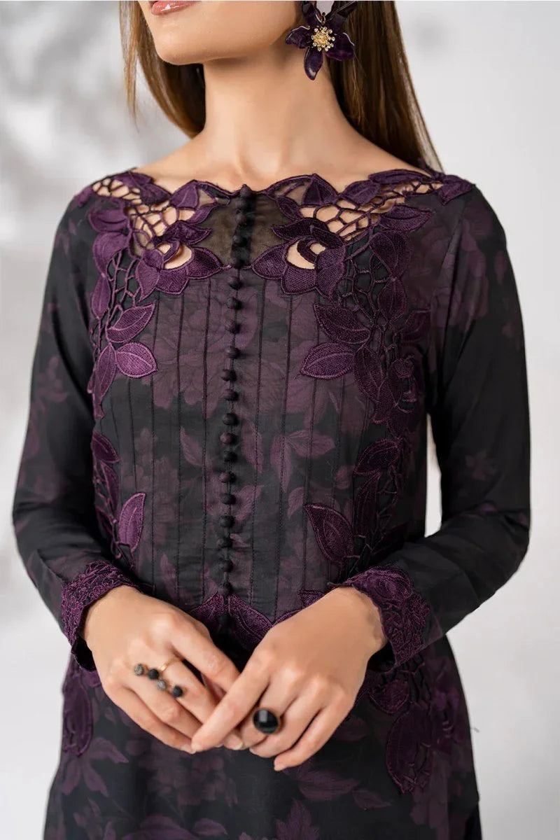 EMBROIDERED PRINTED UNSTITCHED LILEN  209