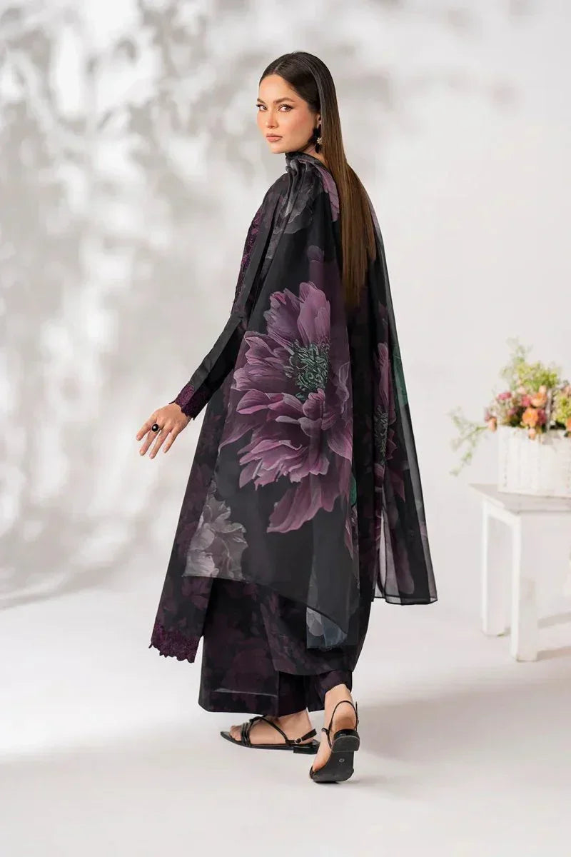 EMBROIDERED PRINTED UNSTITCHED LILEN  209
