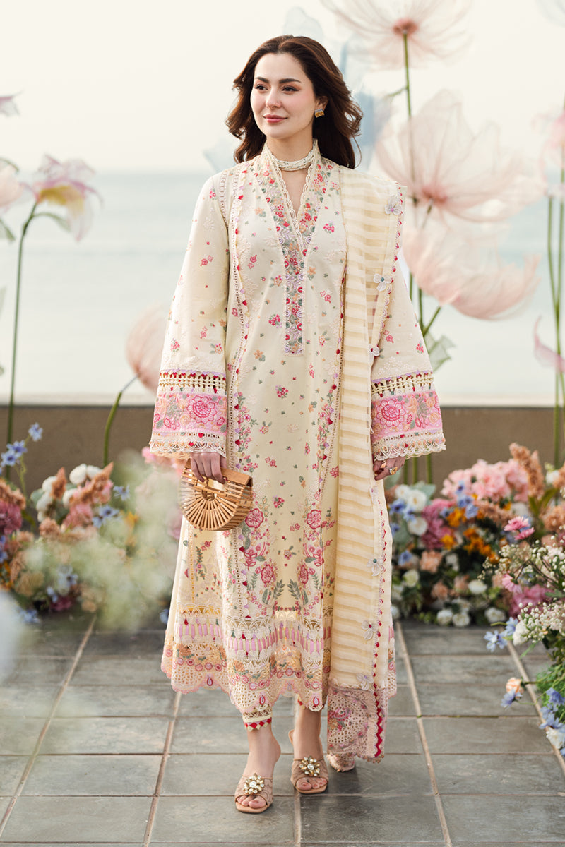 3pc lawn embroided suit  BNU-14