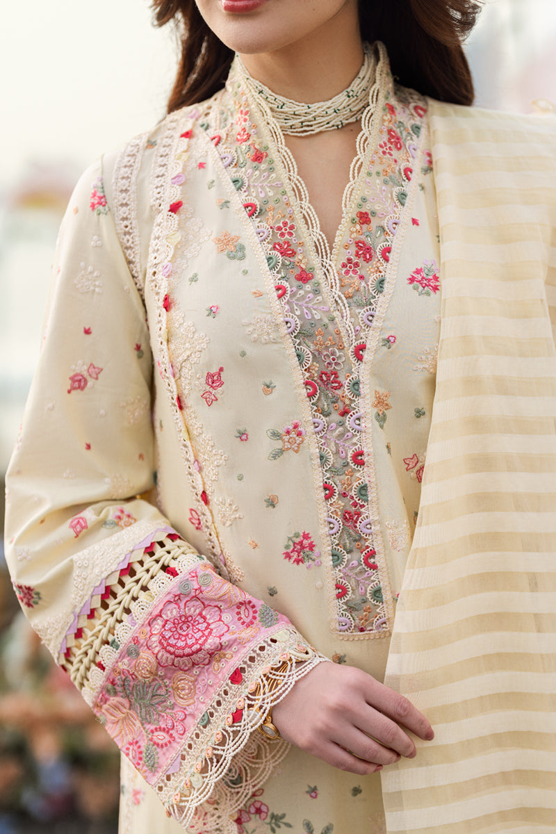 3pc lawn embroided suit  BNU-14