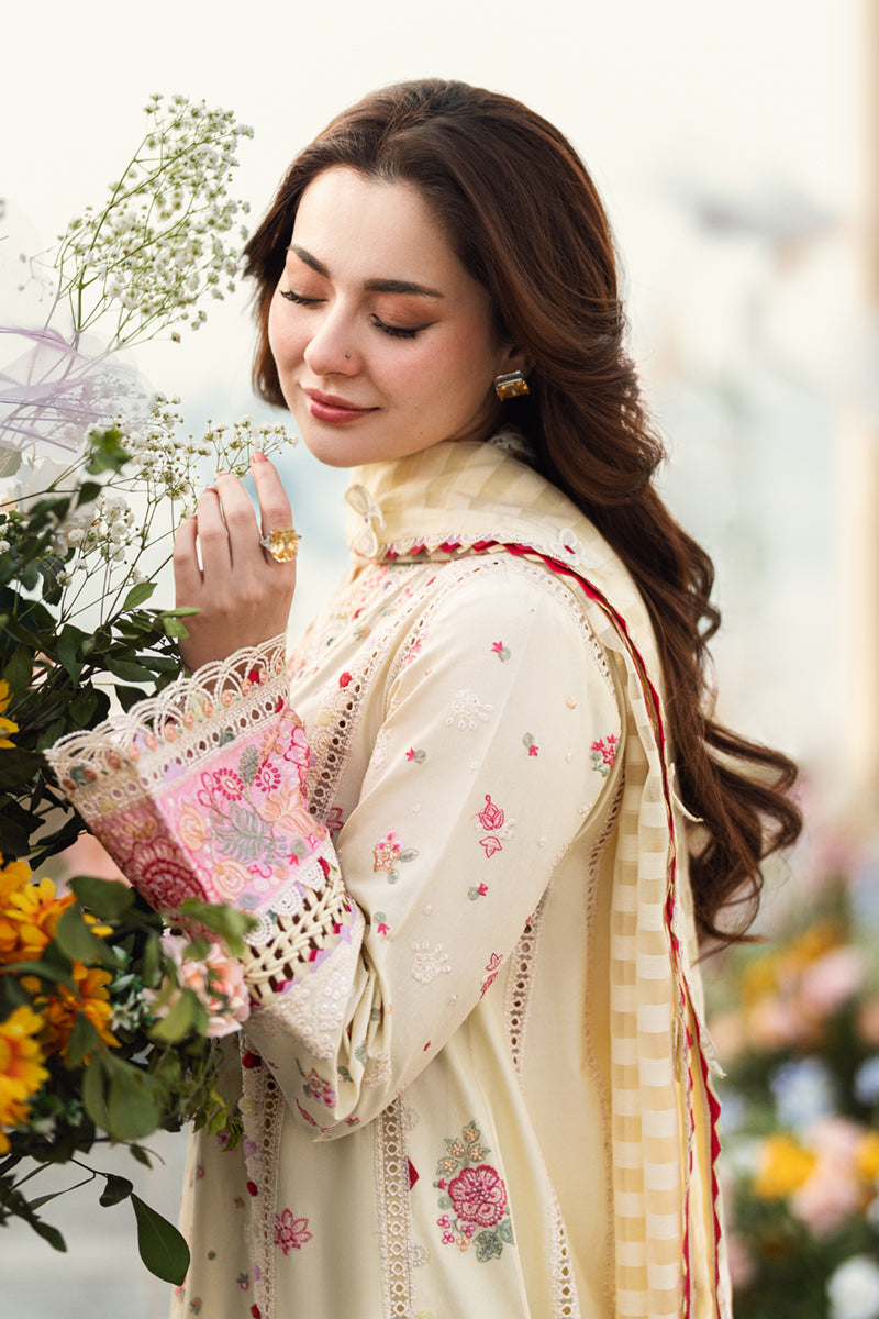 3pc lawn embroided suit  BNU-14