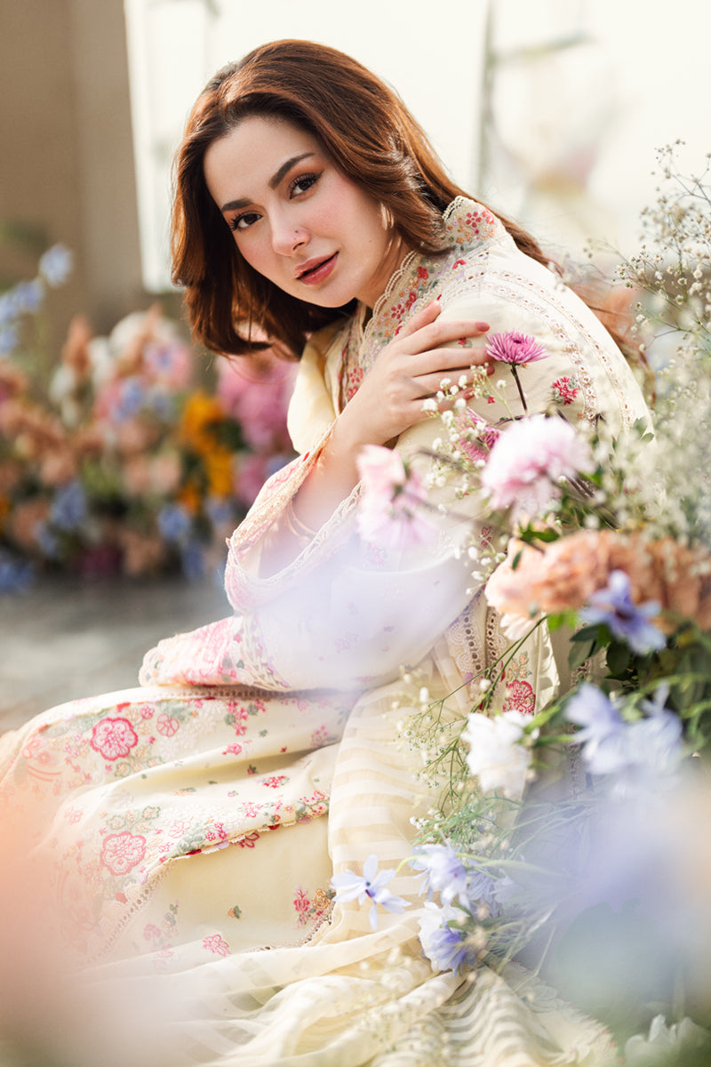 3pc lawn embroided suit  BNU-14