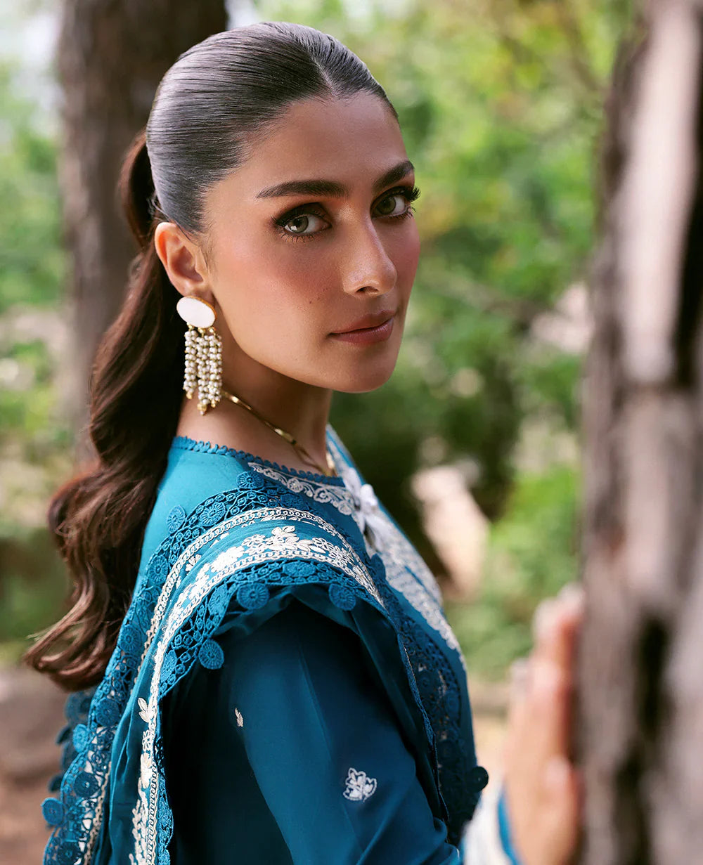 - 3PC DHANAK UNSTITCH DRESS - 219