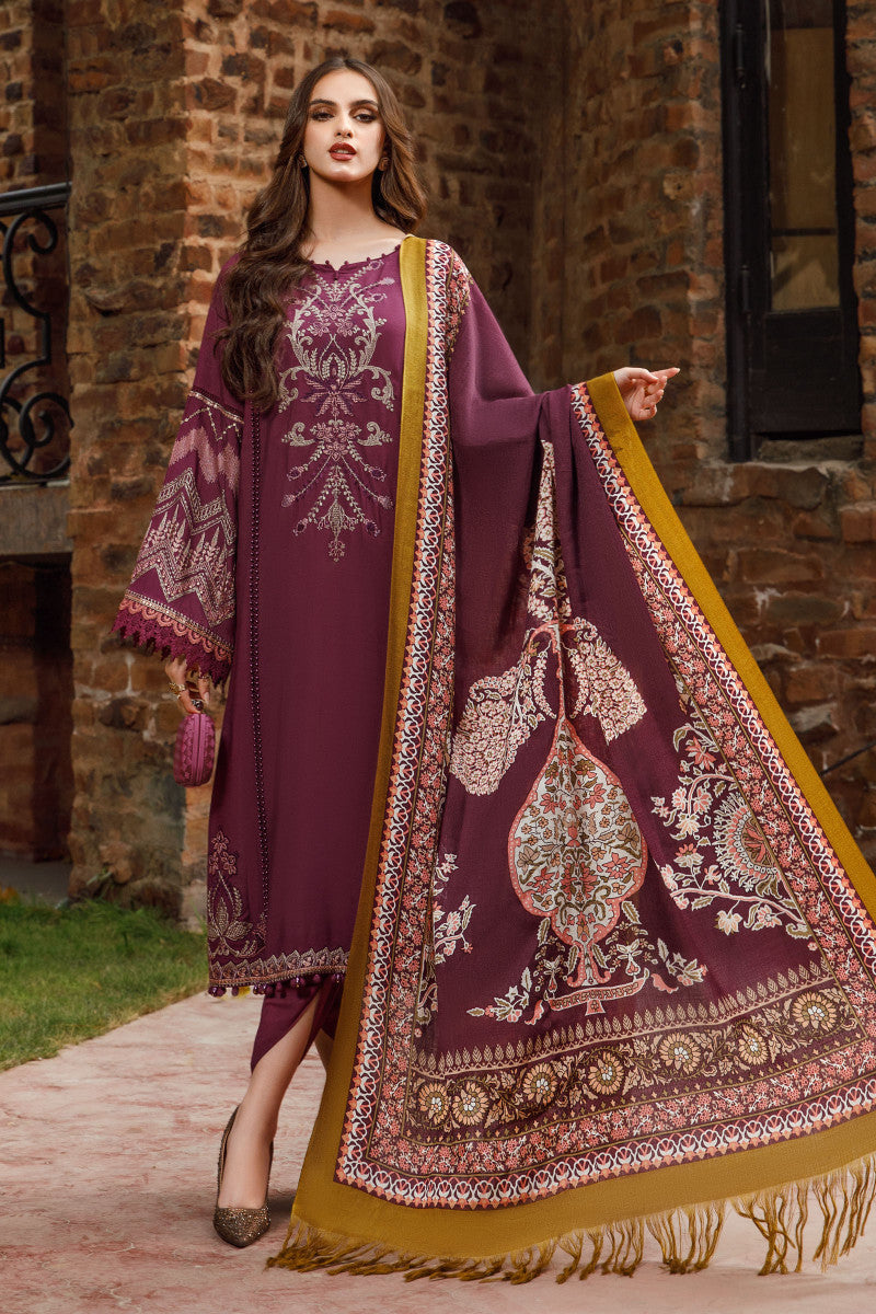MARIA B DHANAK UNSTITCHED 3PC SUTE - 232