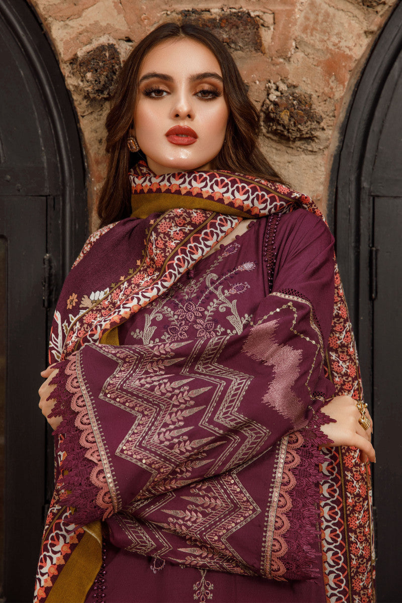 MARIA B DHANAK UNSTITCHED 3PC SUTE - 232