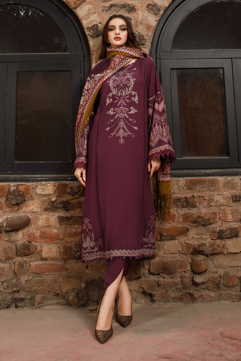 MARIA B DHANAK UNSTITCHED 3PC SUTE - 232